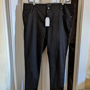 NWT Universal Standard Seine Mid Rise Skinny Jeans 32 Inch Black